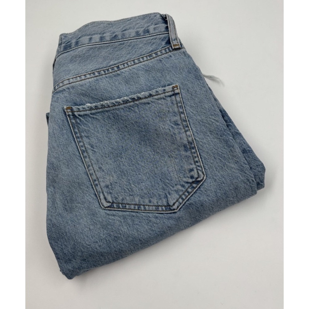 Agolde Women's 27 Jamie Blue Denim Distressed‎ Ankle Skinny Jeans
